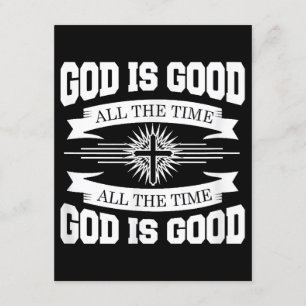 God is good all the time - Christian Enclosure Card
