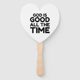 GOD IS GOOD ALL THE TIME HAND FAN