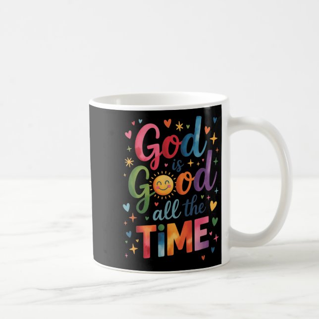 God Is Good All The Time Jesus Christ Christian Gi Coffee Mug (Right)