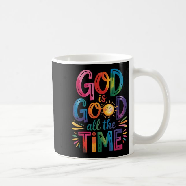 God Is Good All The Time Jesus Christ Christian Gi Coffee Mug (Right)