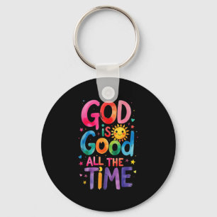 God Is Good All The Time Jesus Christ Christian Gi Key Ring