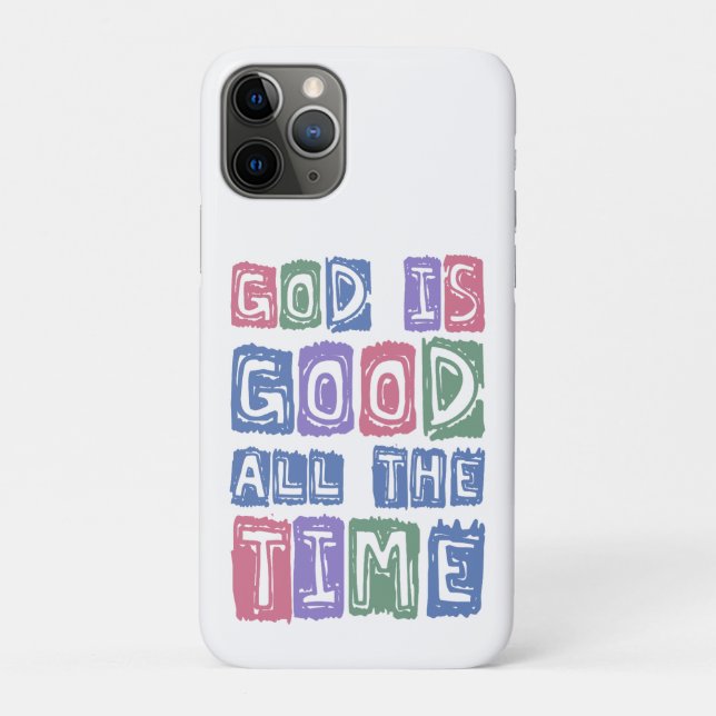 God is good All the time Retro faith Case-Mate iPhone Case (Back)