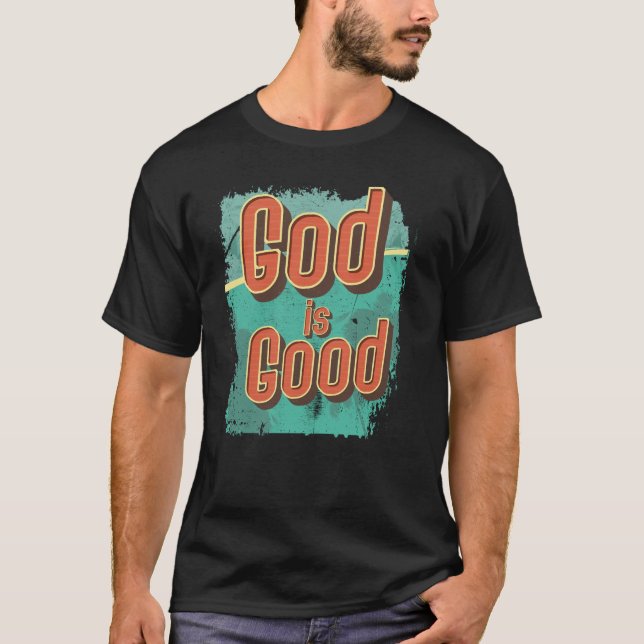 God is Good Beach Vibes NOTW Christian Inspiration T-Shirt (Front)