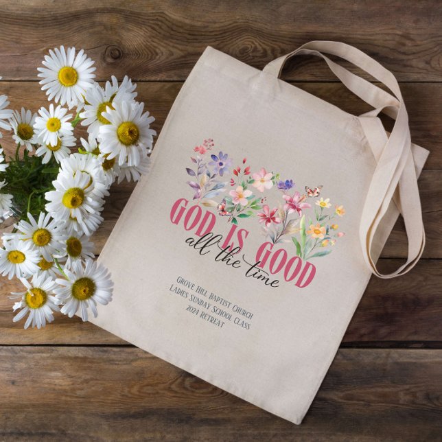 God is Good Bible Sunday School Custom Tote Bag (Creator Uploaded)