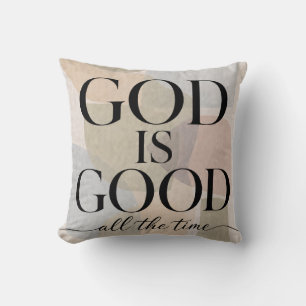GOD IS GOOD Christian Cushion