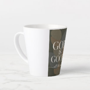 GOD IS GOOD Christian Latte Mug