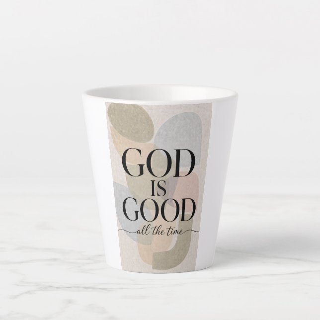 GOD IS GOOD | Christian Latte Mug (Front)