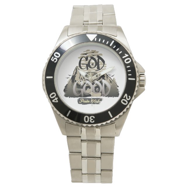God is Good – Inspirational Christian Design Watch (Front)