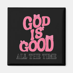 God Is Good Nk Bow Christian Jesus Girl Sister Dau Magnet