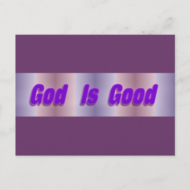 God is Good Postcard (Front)