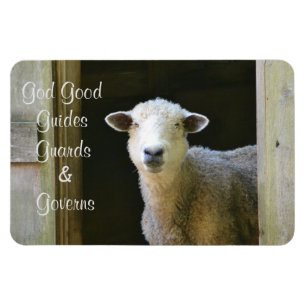 God Is Good Sheep Magnet
