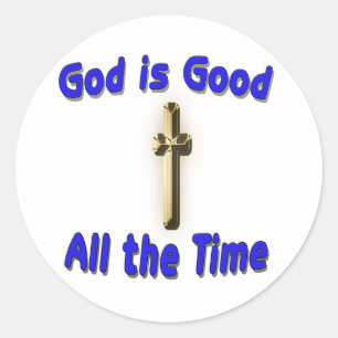 God is Good Sticker. Classic Round Sticker