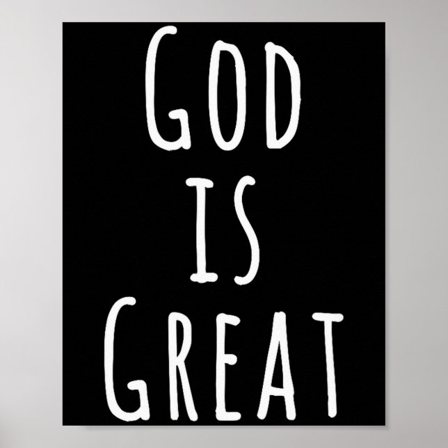God Is Great  Poster (Front)