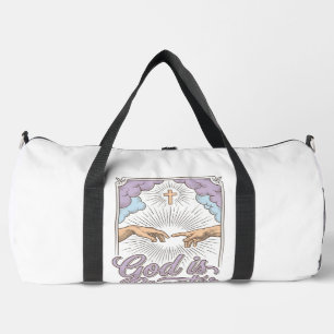 God Is Greater Christian Vintage Engraving Shirt_1 Duffle Bag