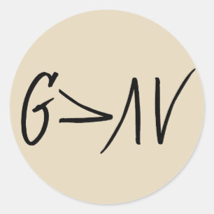 God is Greater Than the Highs and Lows Sticker