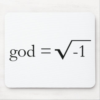 God is Imaginary Mouse Mat