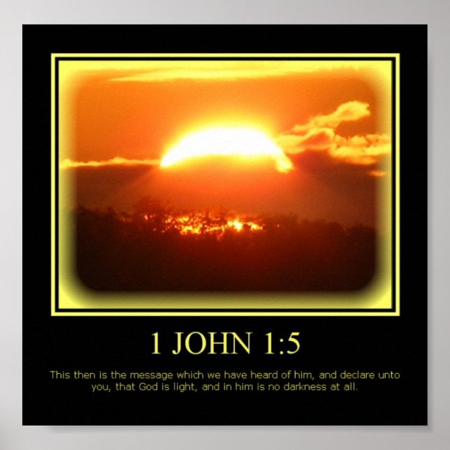 God is Light Poster (Front)