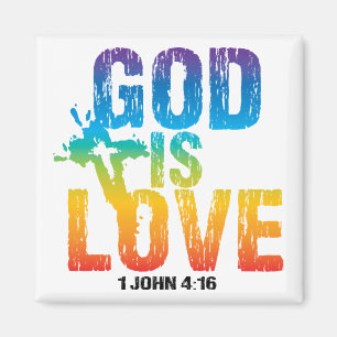 God is Love 1 John 4:16 Magnet