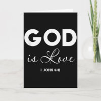 God Is Love 1 John 4_8 Bible Verse Christian Scrip