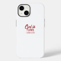 God is Love Bible Verse Christian Faith White