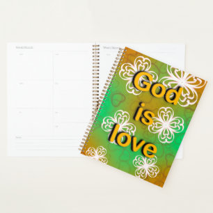 God is love book  planner