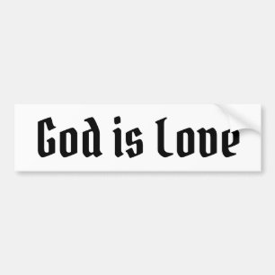 God is Love Bumper Sticker