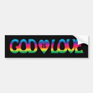 God Is Love Bumper Sticker