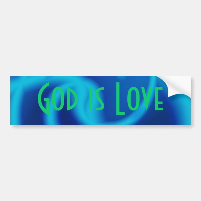 God is Love Bumper Sticker (Front)