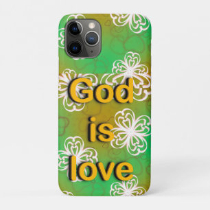 God is love iPhone 11 pro case
