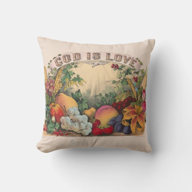 God Is Love Cushion (Front)