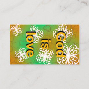 God is love  enclosure card