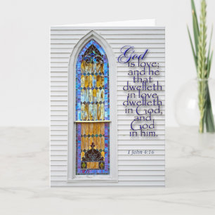 God is Love greeting card