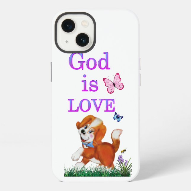 God is Love iPhone Case (Back)