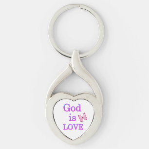 God is Love Key Ring
