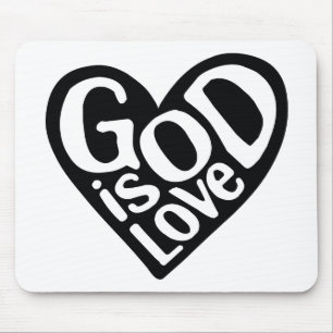 God is Love Like Jesus Quotes God Art Love Art Quo Mouse Mat