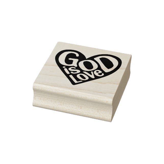 God is Love Like Jesus Quotes God Art Love Art Quo Rubber Stamp (Stamp)