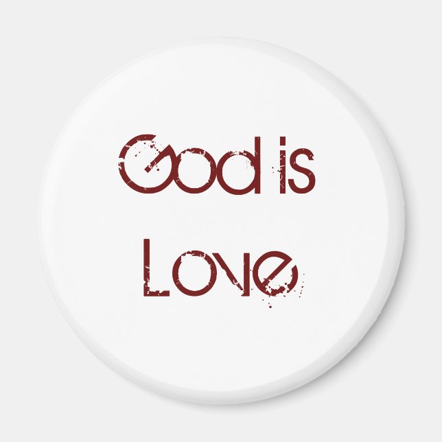 God is Love magnet (Front)