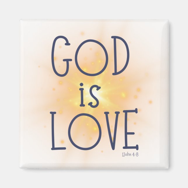 God is Love magnet (Front)
