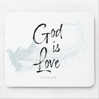 God is Love Mouse Mat