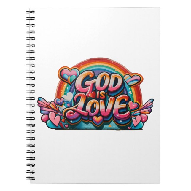 God Is Love Notebook (Front)