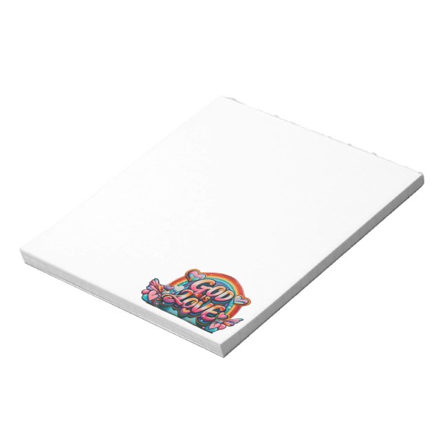 God Is Love Notepad (Rotated)