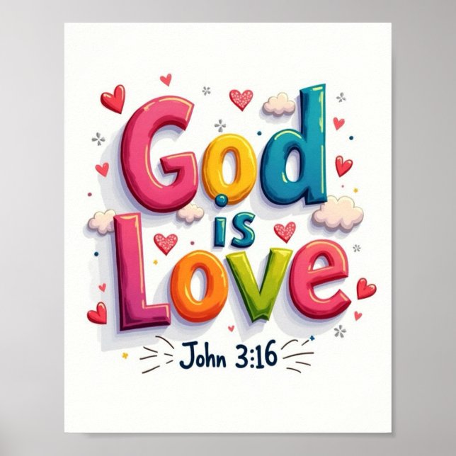 God is Love Poster (Front)