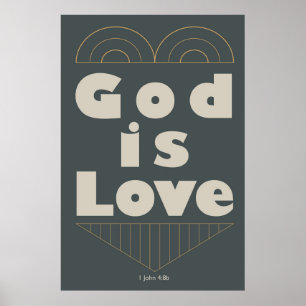God is Love Poster