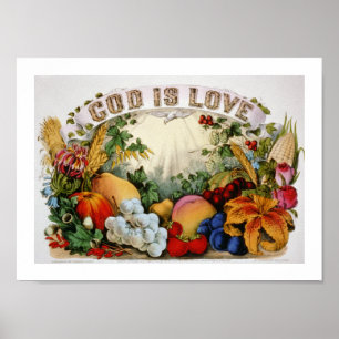 God is Love Poster