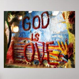 God is Love Poster