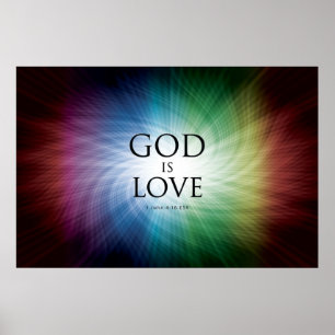 God is Love - Poster