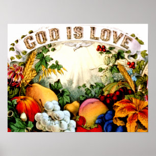 God is Love Poster PRINT