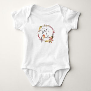 God is Love – Spiritual and Religious - Baby Bodysuit