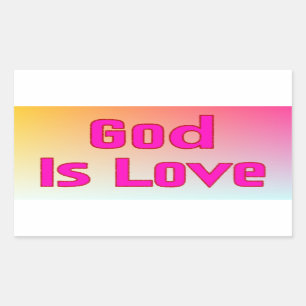 God Is Love Stickers