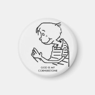 GOD IS MY CORNERSTONE MAGNET